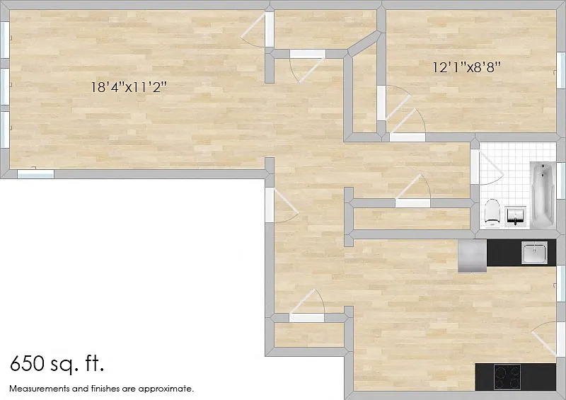 Floor plan 244 Washington B