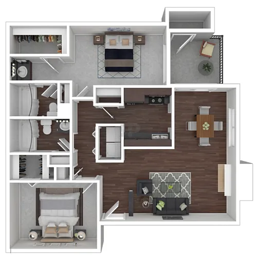 Floor plan B2- W/D