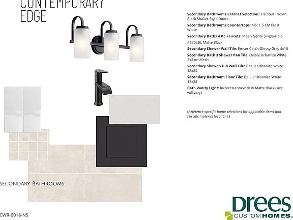 Channing II D selection sheet