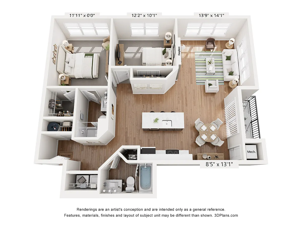 Floor plan Blue Ridge