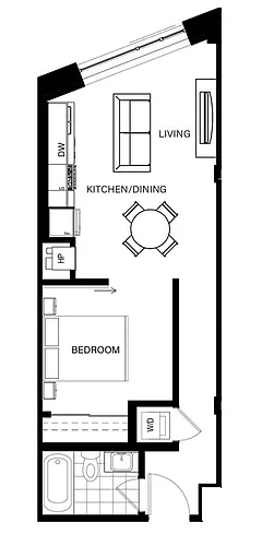 Floor plan 1-B