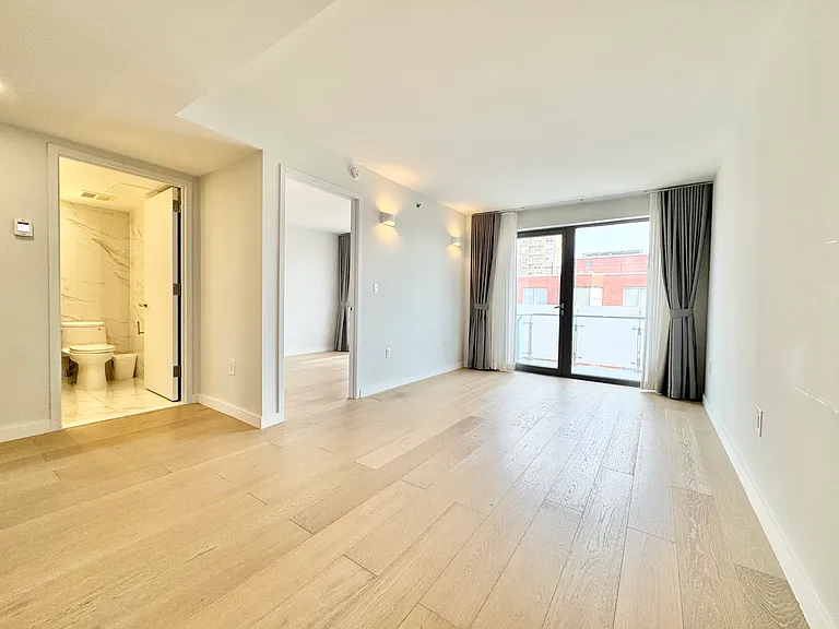 Living room area with Balcony