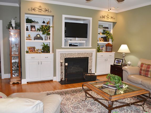 Living Room with built-in's