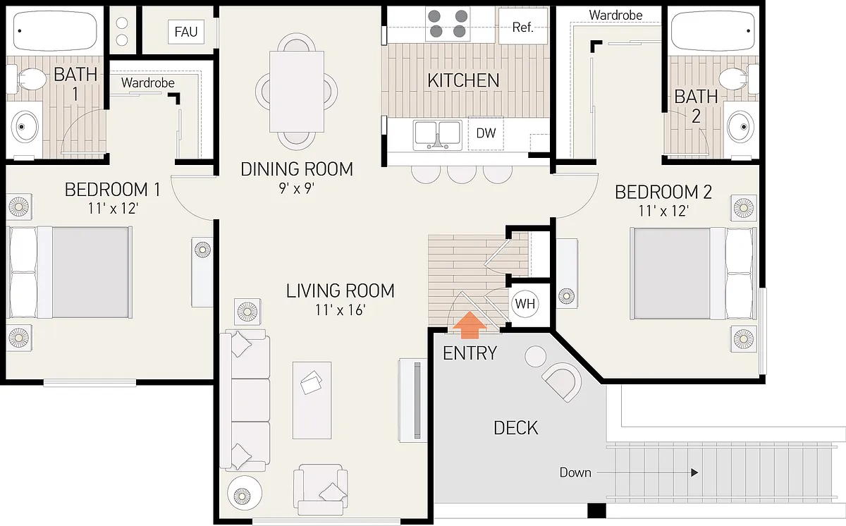 Floor plan Plan C