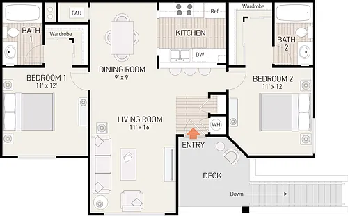 Floor plan Plan C