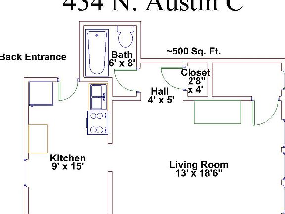 5th image of 436 N Austin Blvd APT 3F
