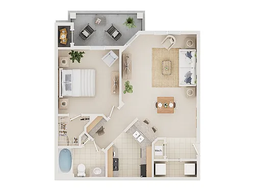 Floor plan Sassafras Oak