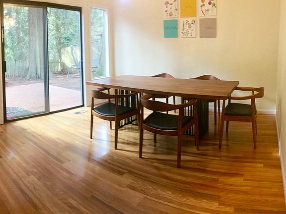 Dining room with wood floor