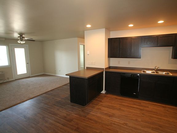 kitchen looking at living room