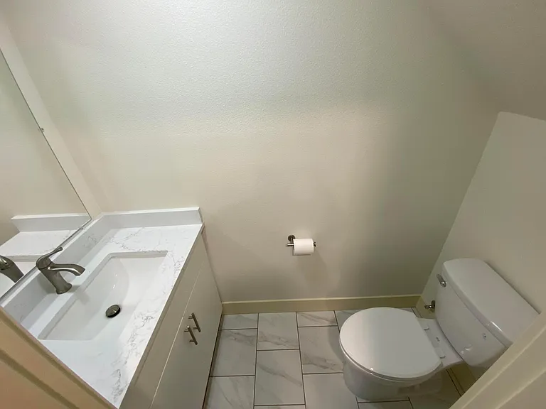 Downstairs half bathroom