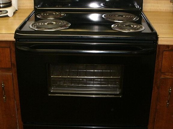 black stove