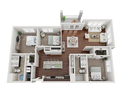 Floor plan The Tanner