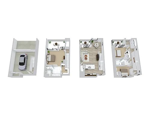 Floor plan 3 Bedroom, 2.5 Bathroom