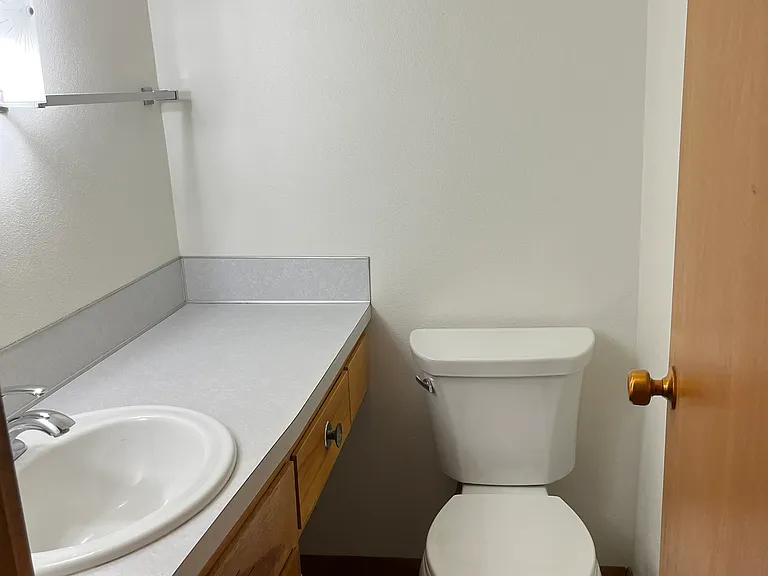 Half bath off kitchen
