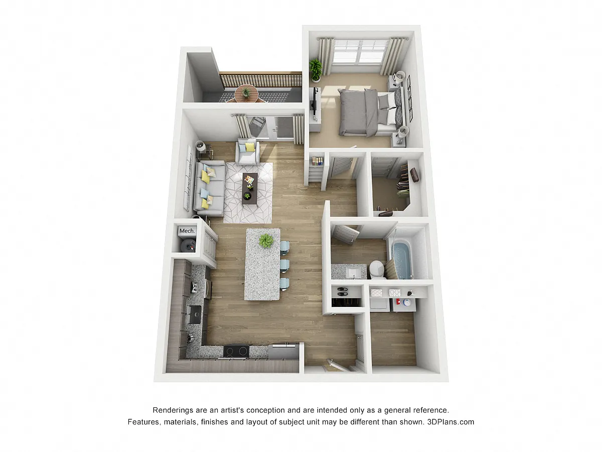 Floor plan A1A-P