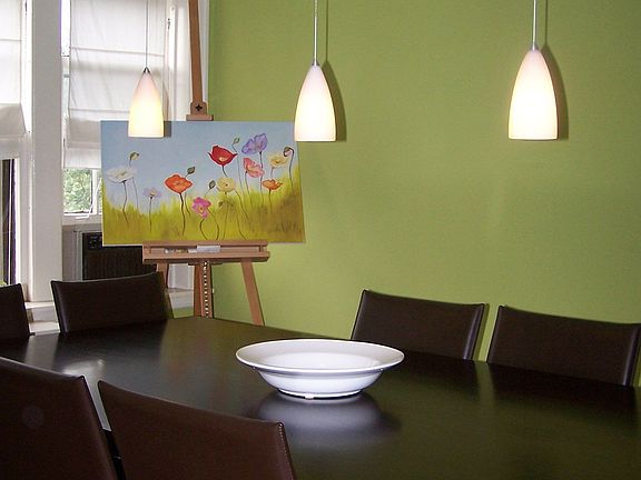 New lighting/dinning room