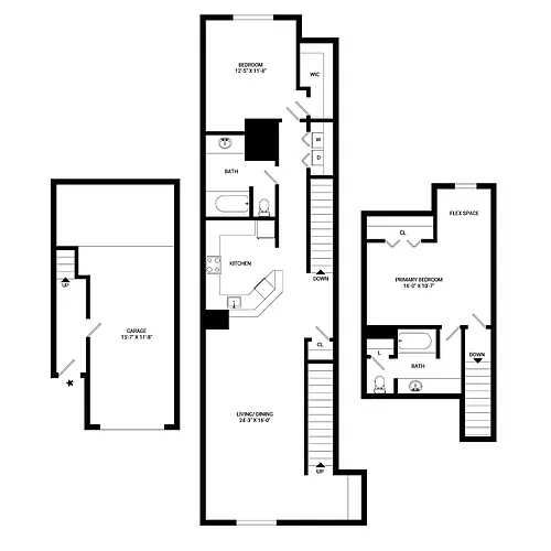 Floor plan Fairfield Alcove