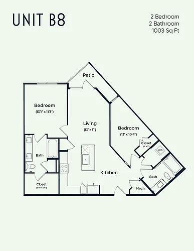Floor plan B8