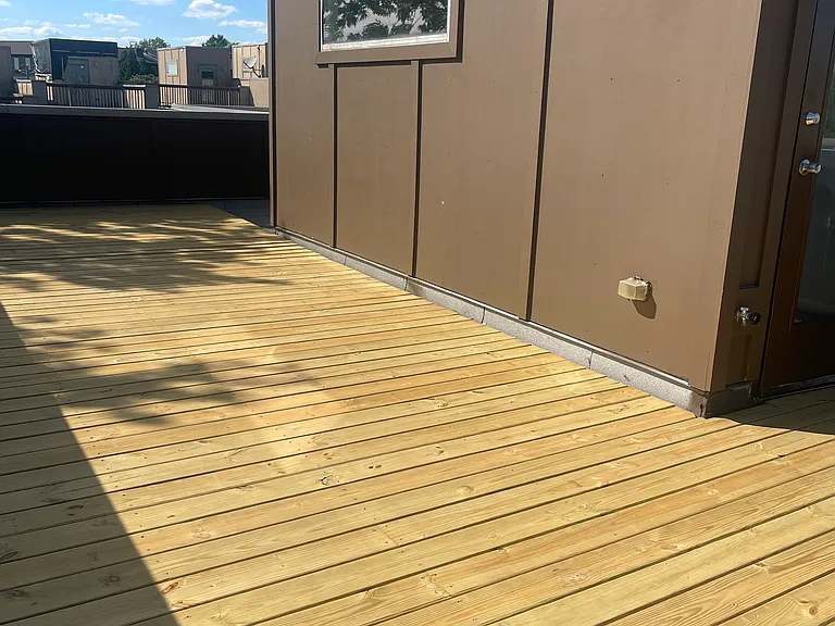 Rooftop deck