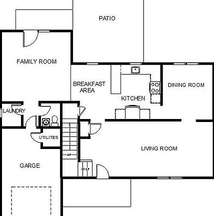 Main Level Floor Plan