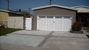 Accented with gray stone