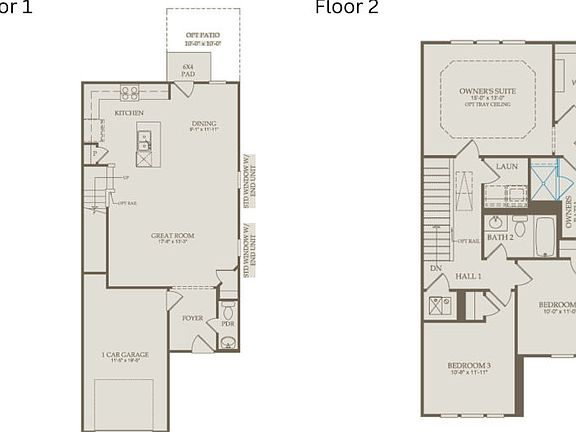 Floor Plan Level 1 Level 2