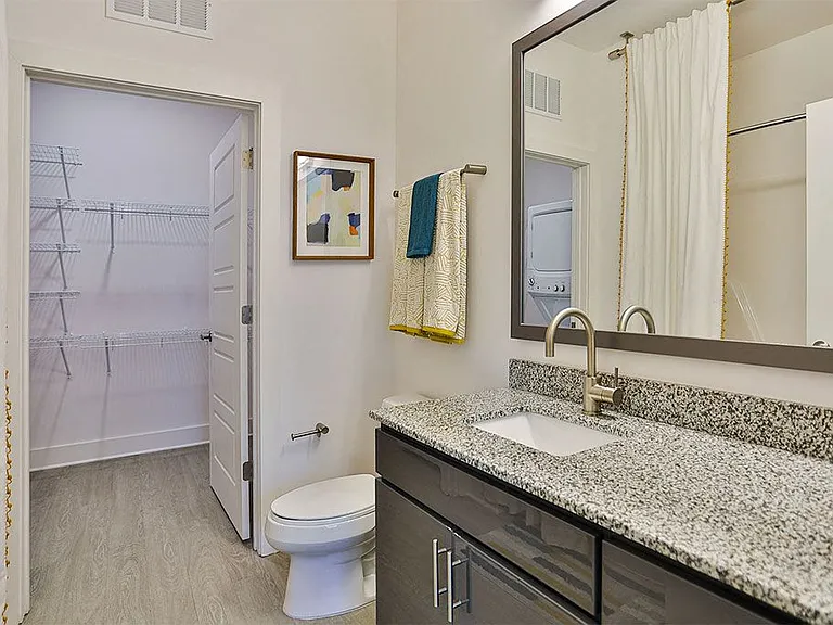 Ample Bathroom & Closet Space