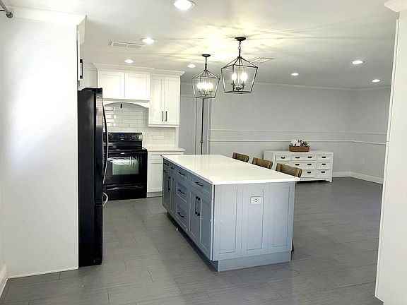 Kitchen and living room