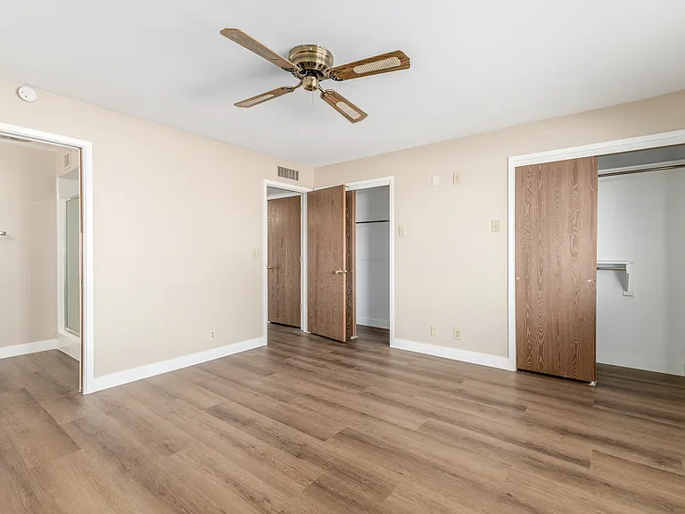 Master Bedroom with double closets