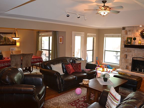 Living room and Dining room