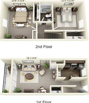 2 Bedroom | 1 Bath | 1003 SF 2 Bedroom | 1 Bath | 1003 SF