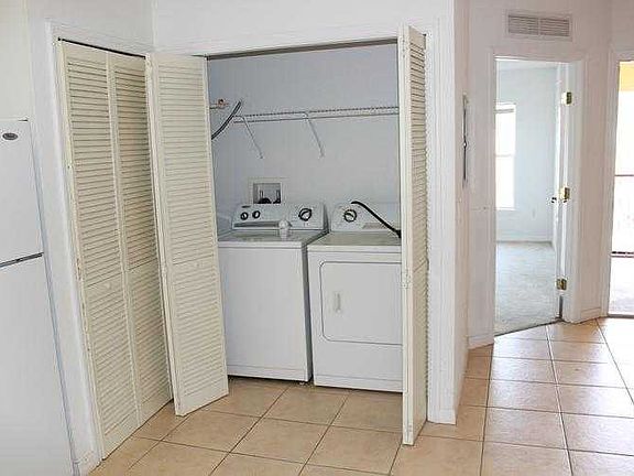 laundry area in the kitchen