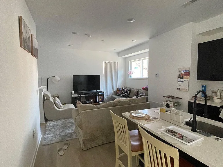 Kitchen and Living Room.