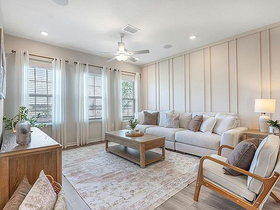 Enjoy a warm and welcoming open living area - Aria bungalow by Highland Homes