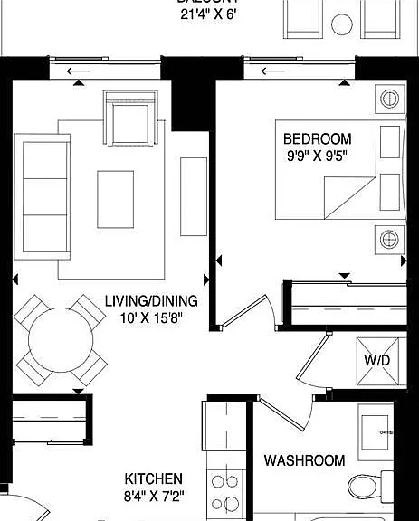 128 King St N #1411 — Photo 13