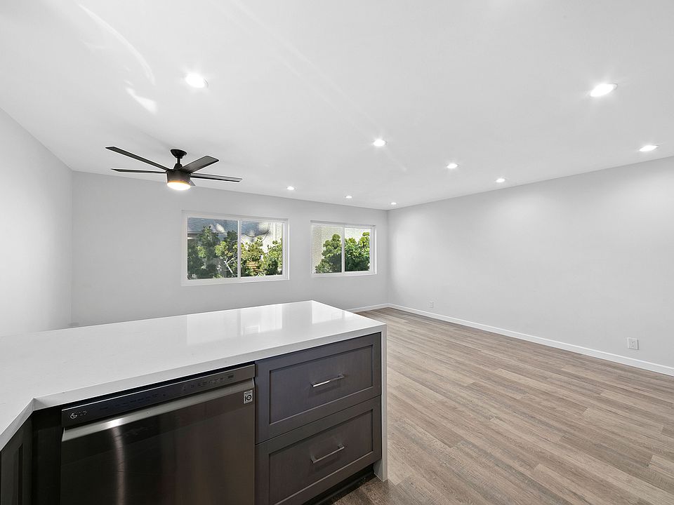 Stainless steel dishwasher is also included