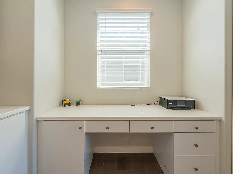 Upstairs work area