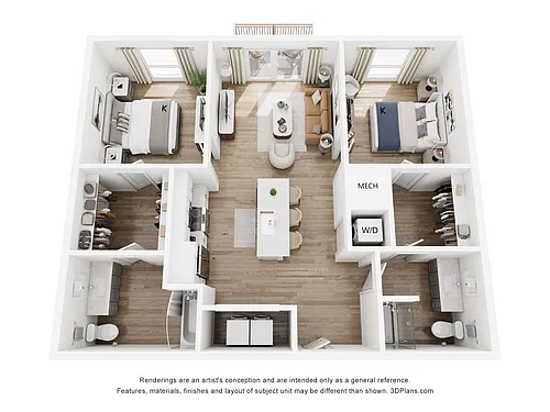 Floor plan 2G