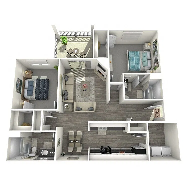 Floor plan Caribbean Renovated
