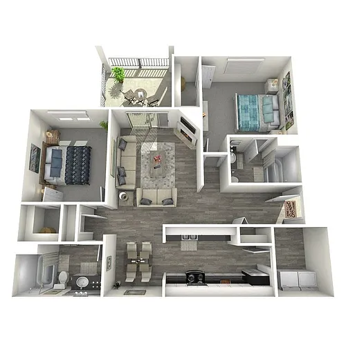 Floor plan Caribbean Renovated