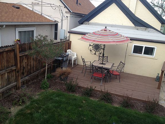 Entertaining backyard