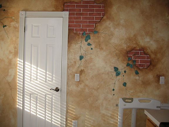 Special "Tuscany" effect in kitchen