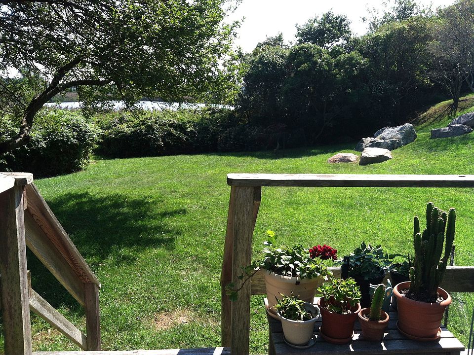 View of the yard from the deck