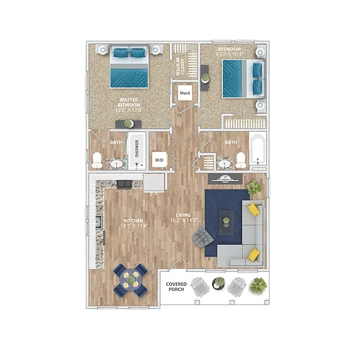 Floor plan Sapelo