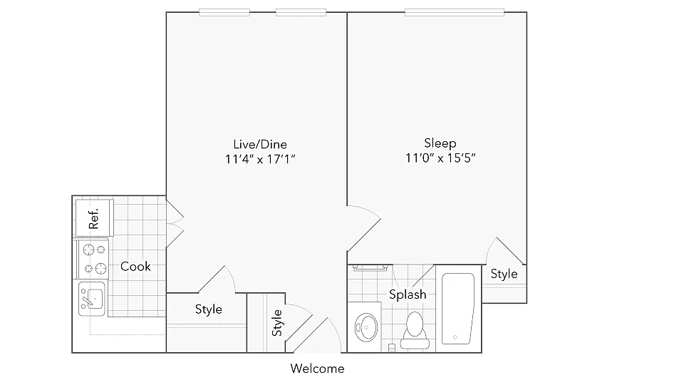 Floor plan A1