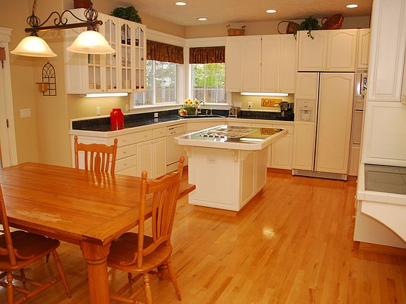 Kitchen with Cook Island.