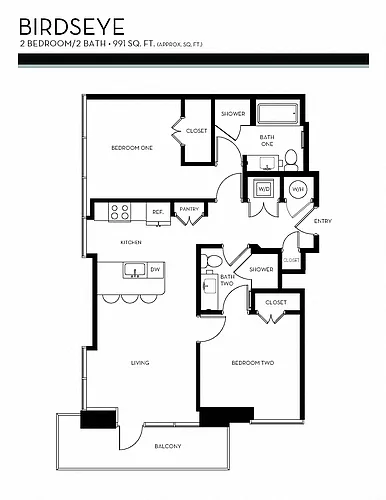 Floor plan Birdseye