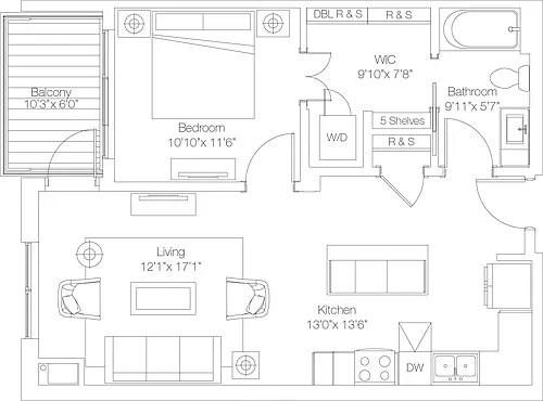 Floor plan Yellow Curry
