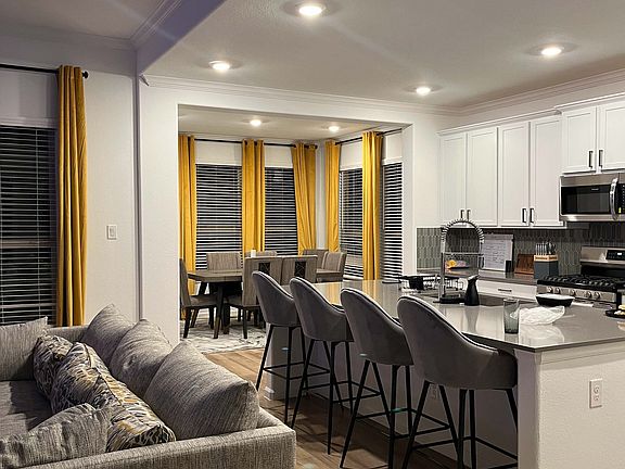 Open concept kitchen