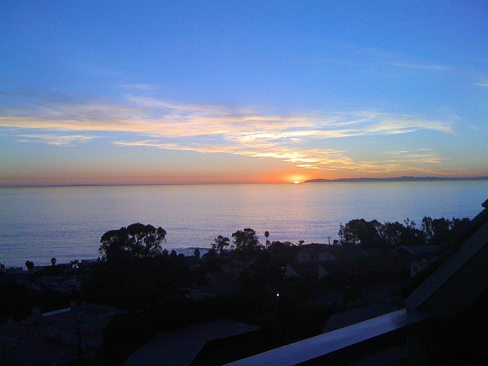 Sunset from balcony